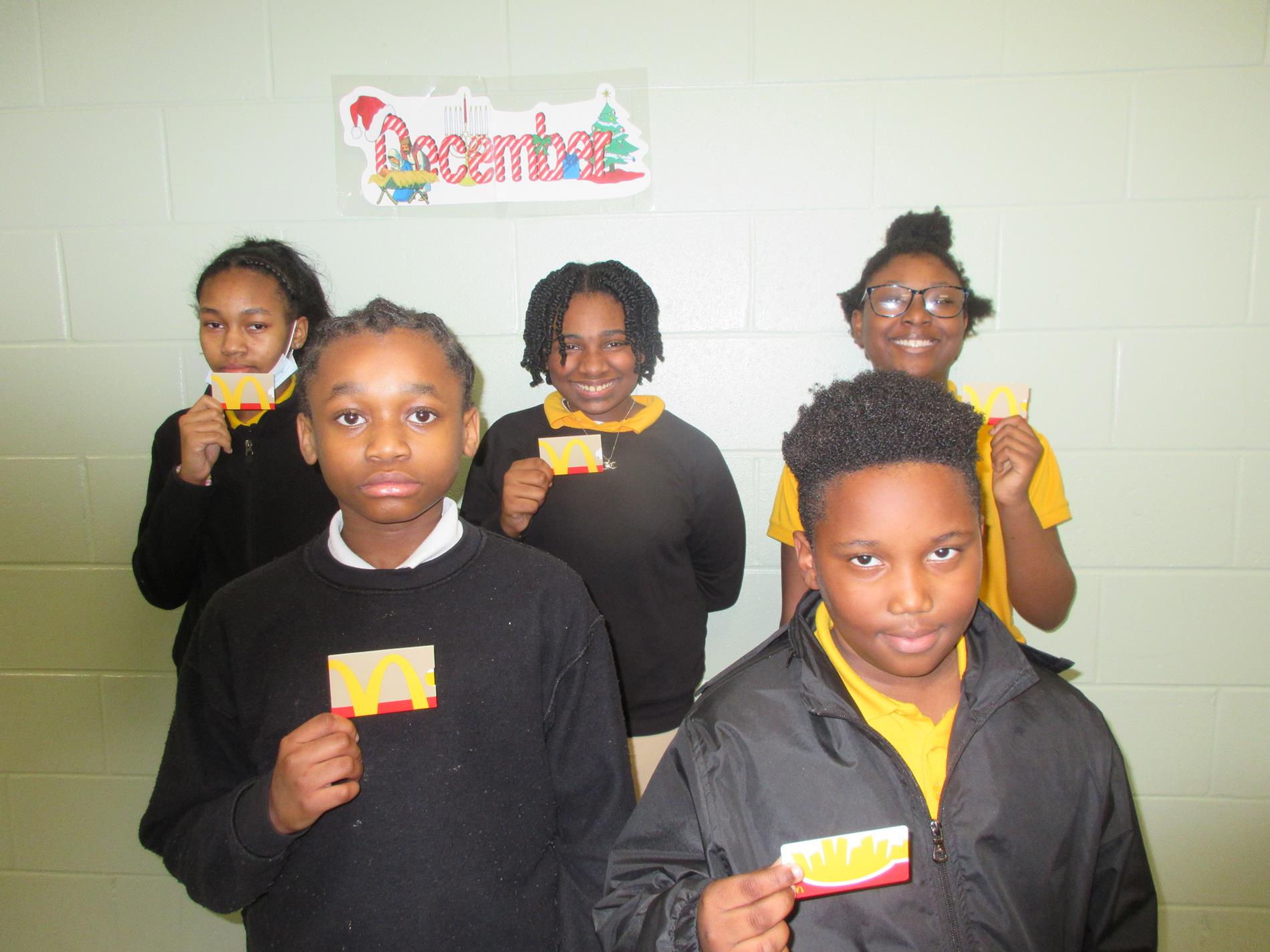 December students of the month