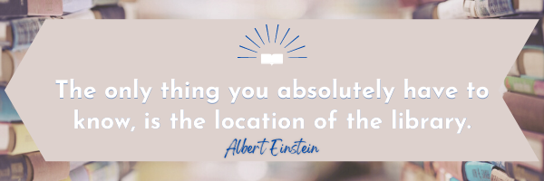 Einstein Library Quote