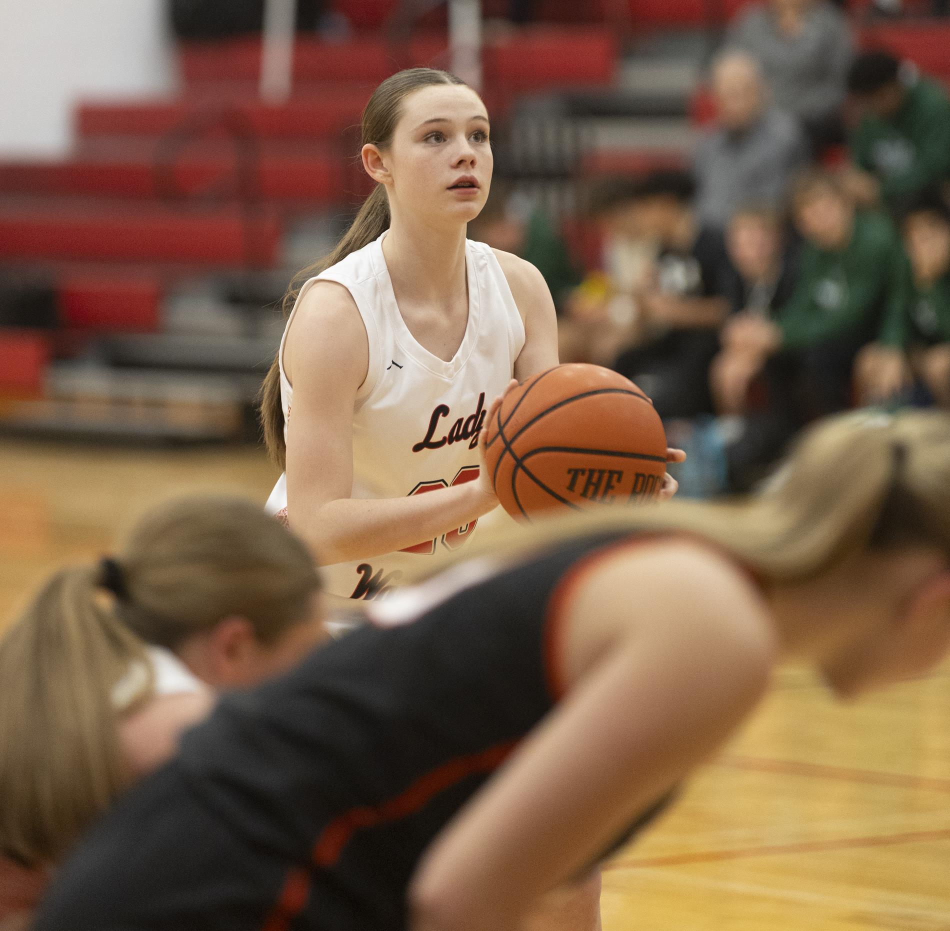 Ingram Tom Moore girls basketball vs Llano