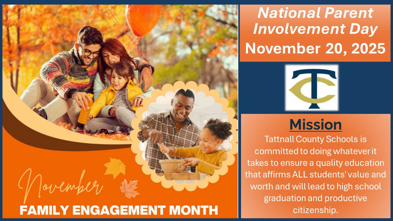 November 20, 2025 - National Parent Involvement Day