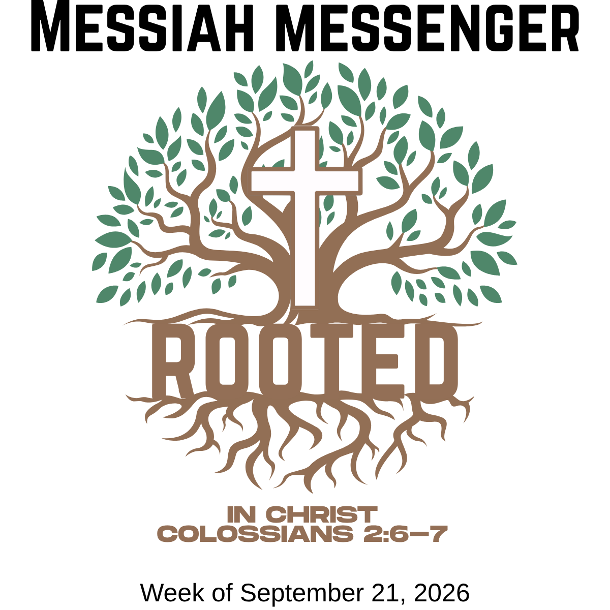Messiah Messenger for the week of September 21, 2026