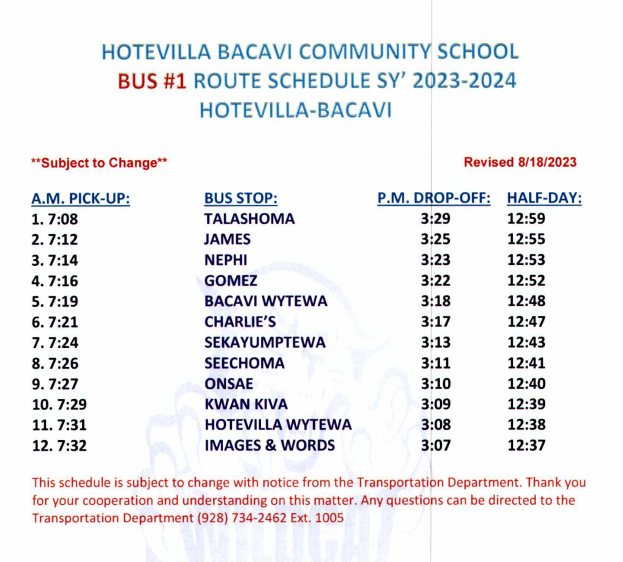 bus 1 revised sched 23-24