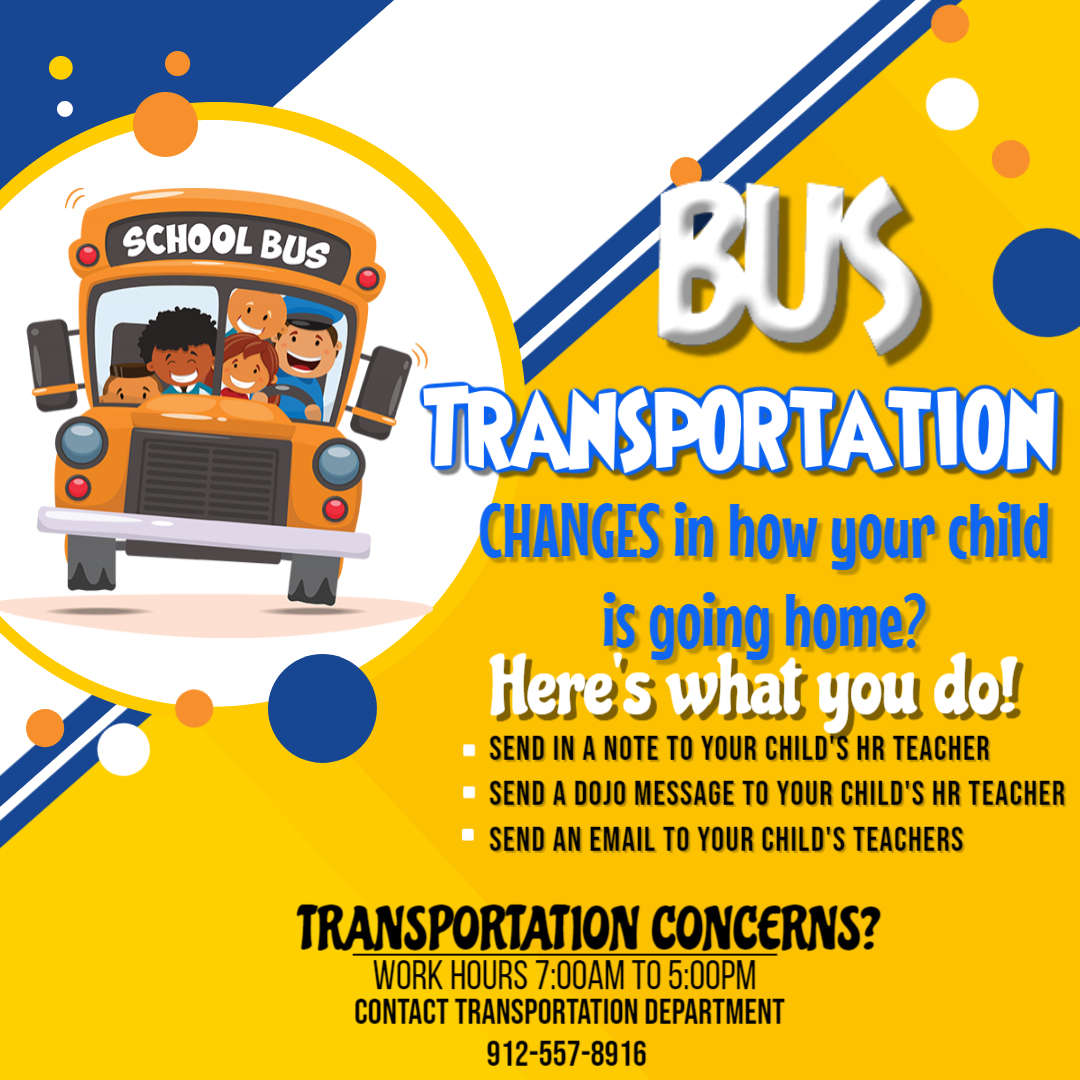 bus transportation instructions and concerns