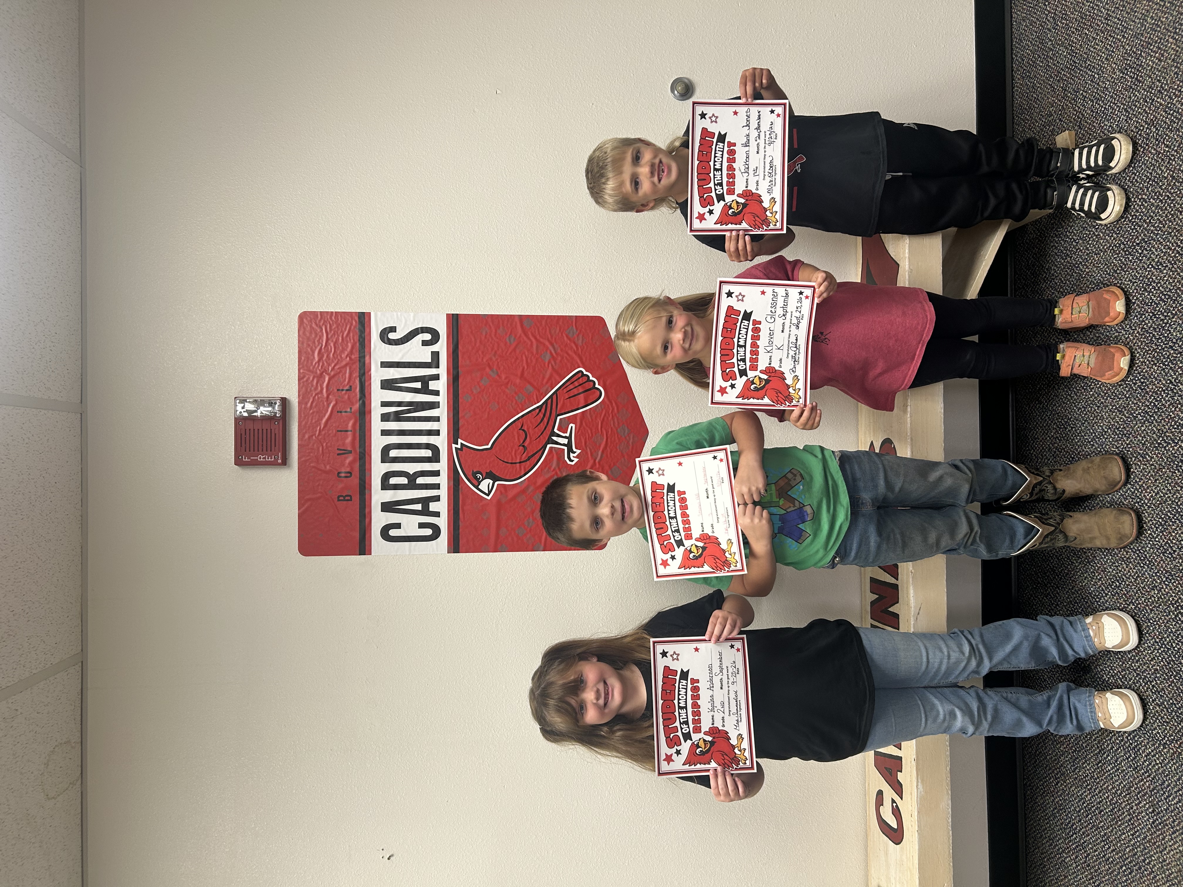 September Students of the Month