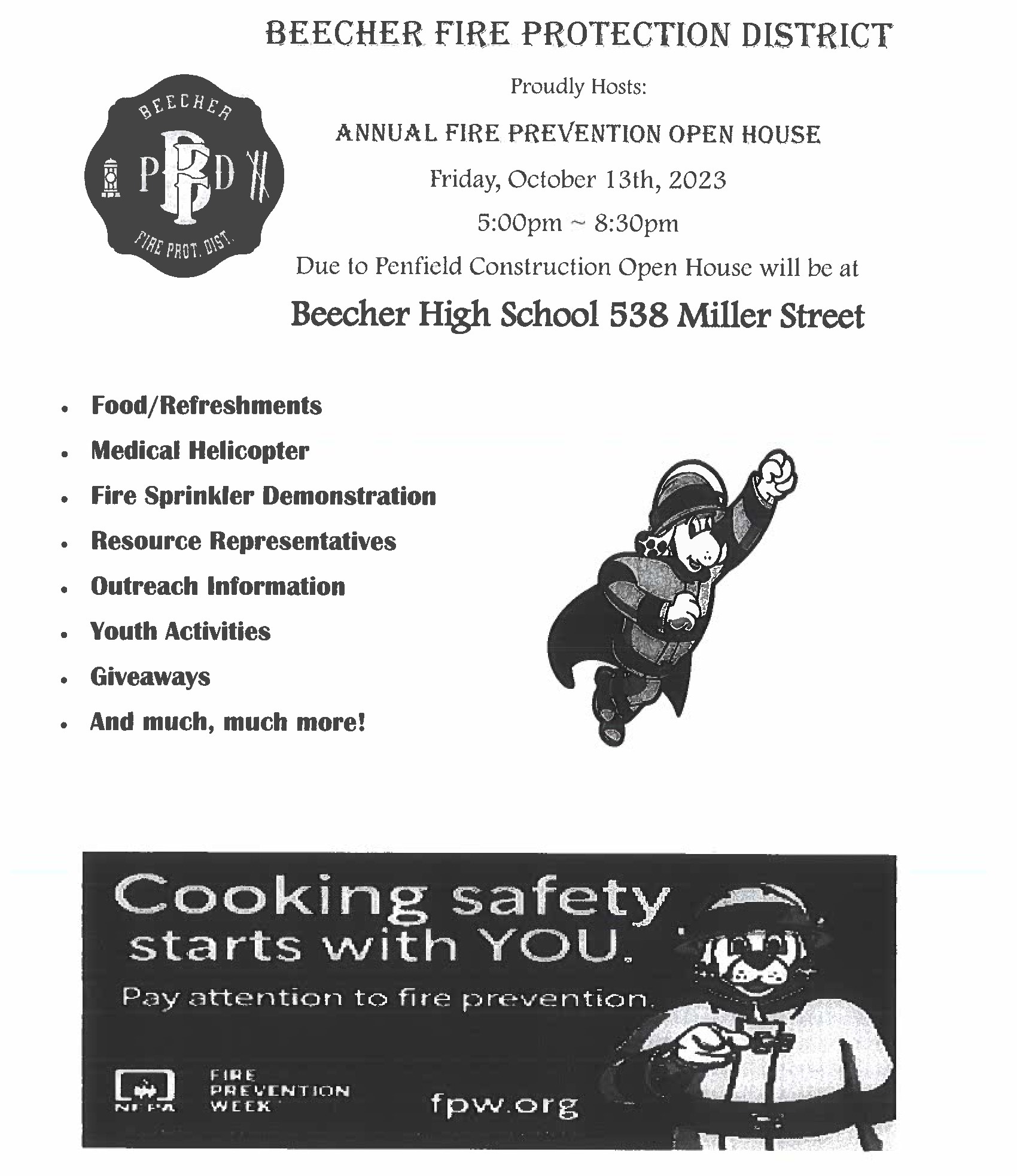 safety poster contest flyer