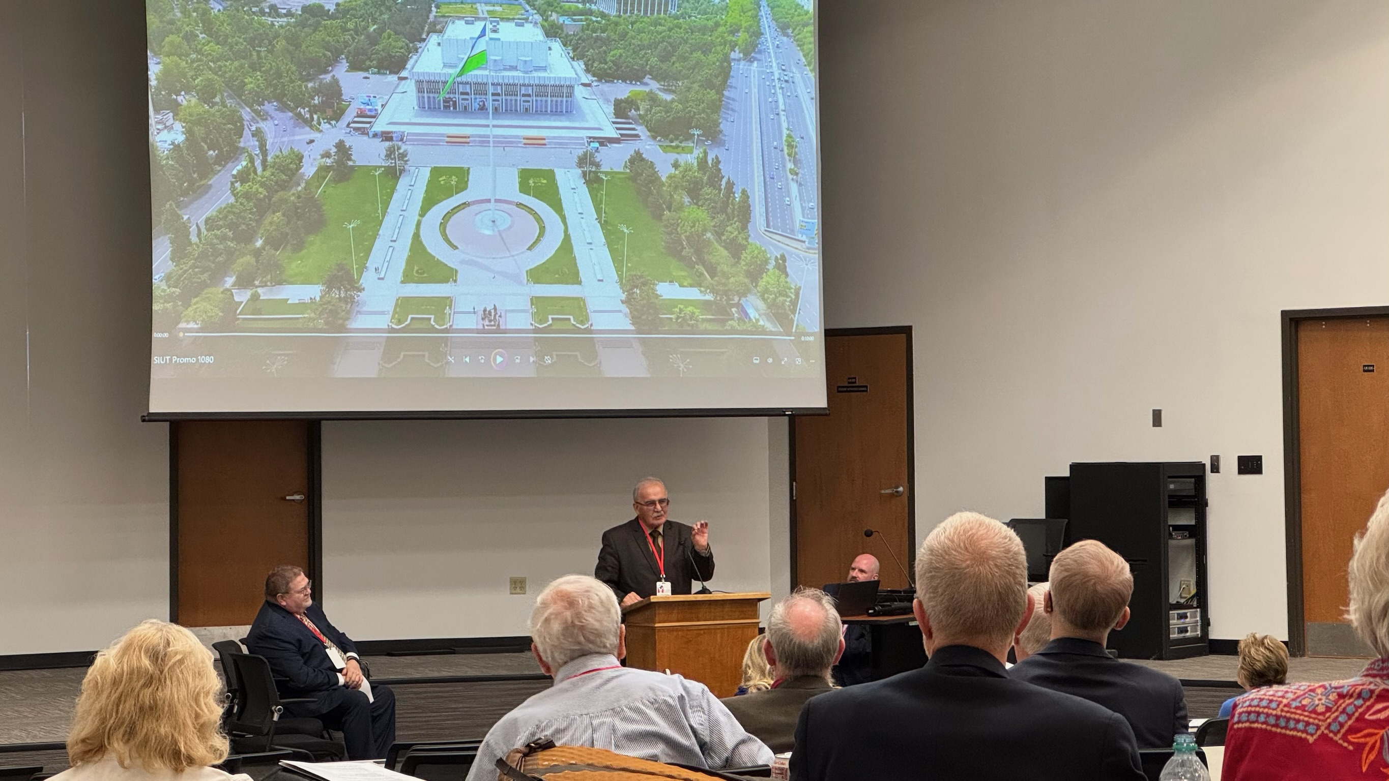 Dr. Abdullaev as President of Samarkand International University of Technology