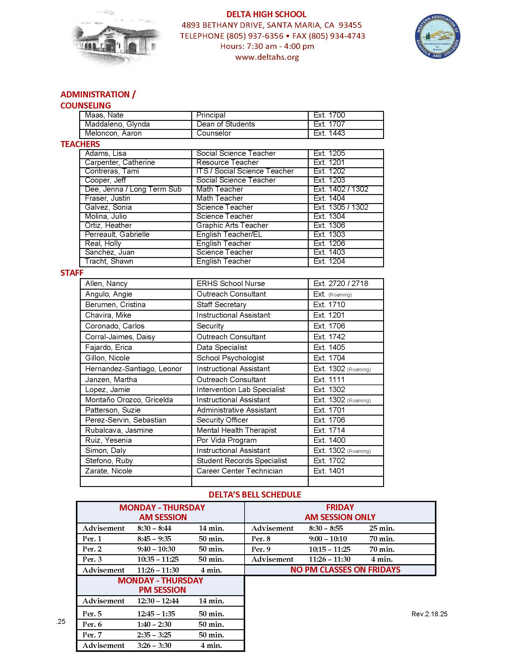 Phone List