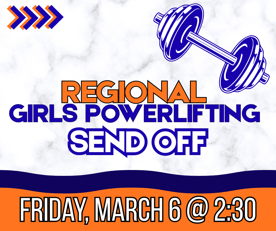 REGIONAL GIRLS POWERLIFTING SEND OFF 
