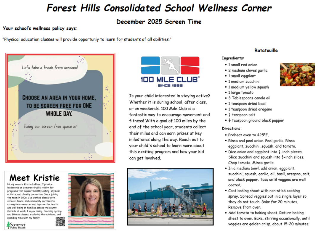 FHCS Wellness Corner