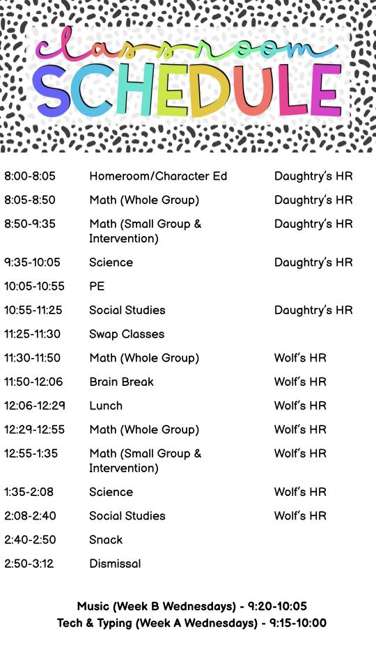 Class Schedule