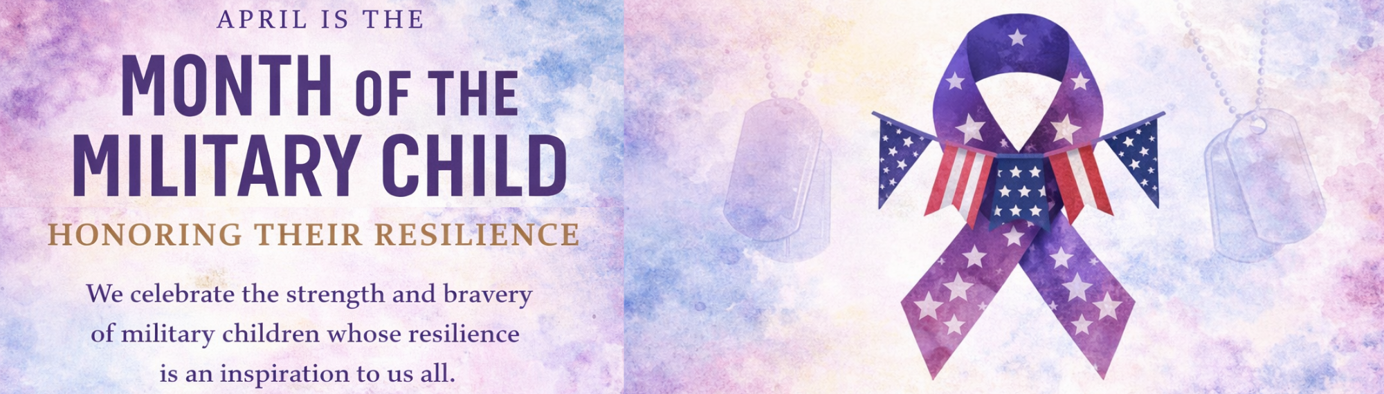 April is the Month of the Military Child