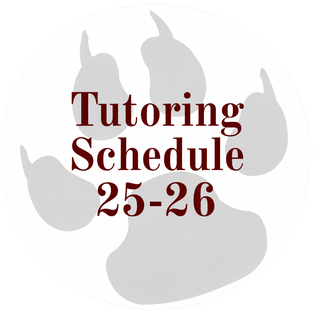Tutoring Schedule