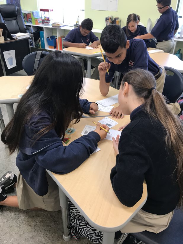 Kristamarie, Jesus, and Zuleyma use evidence to decide what type of erosion is taking place.