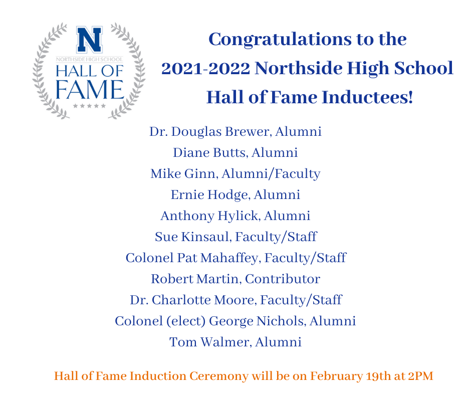 2021-2022 Hall of Fame Nominees 2021-2022 Hall of Fame Nominees