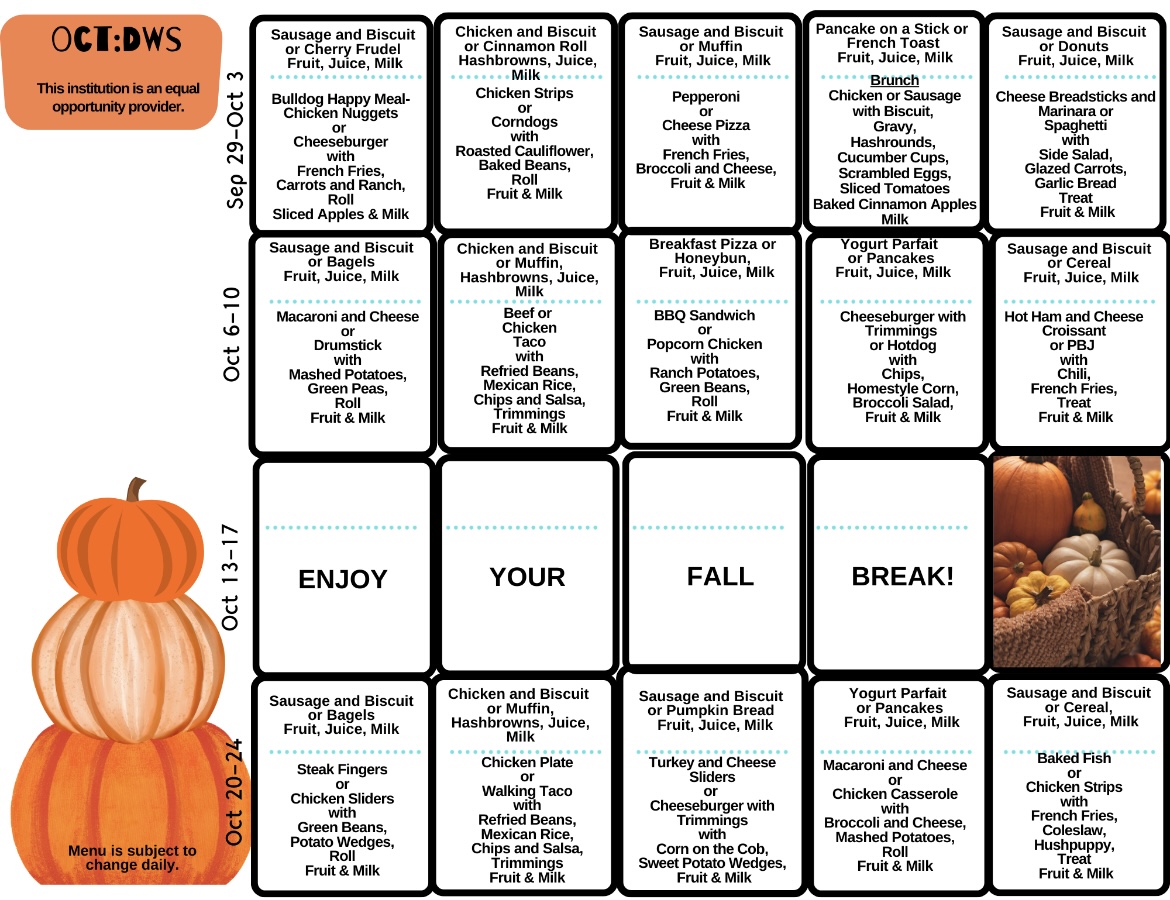 Lunch Menu