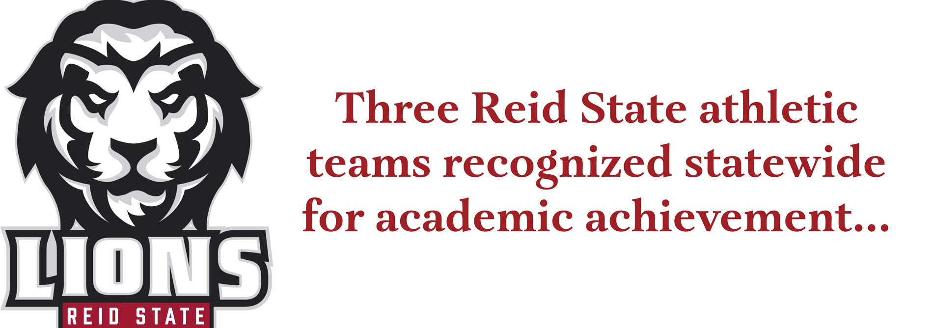 Three Reid State athletic teams recognized statewide for academic achievement