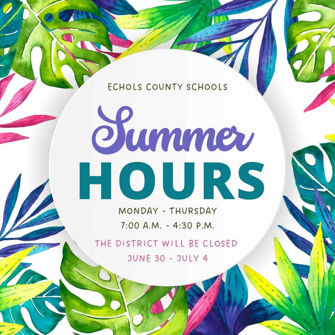 Summer Hour Announcement