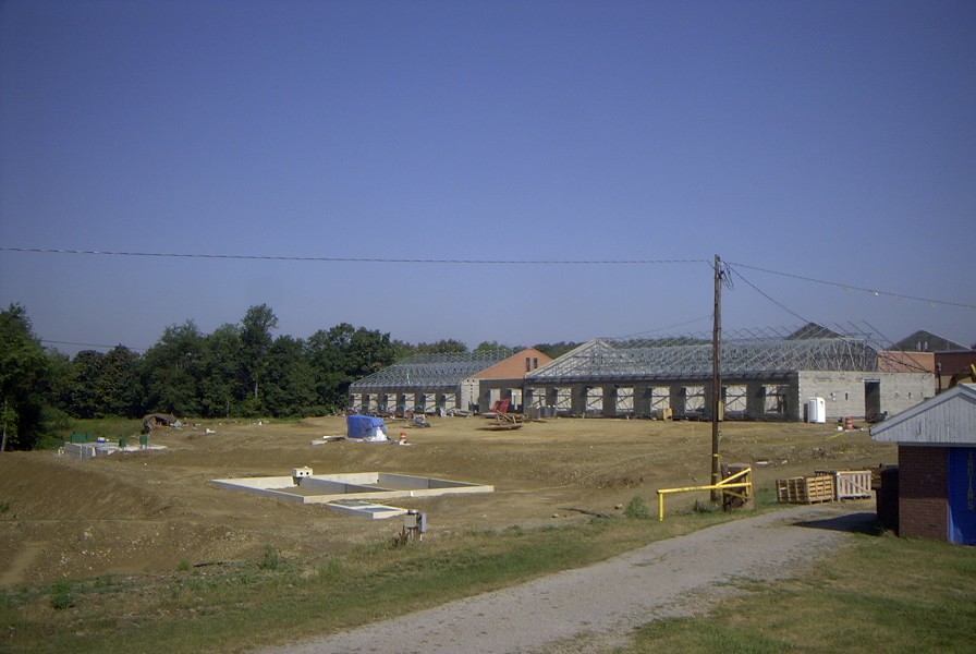 WWTP view of east elementary wing