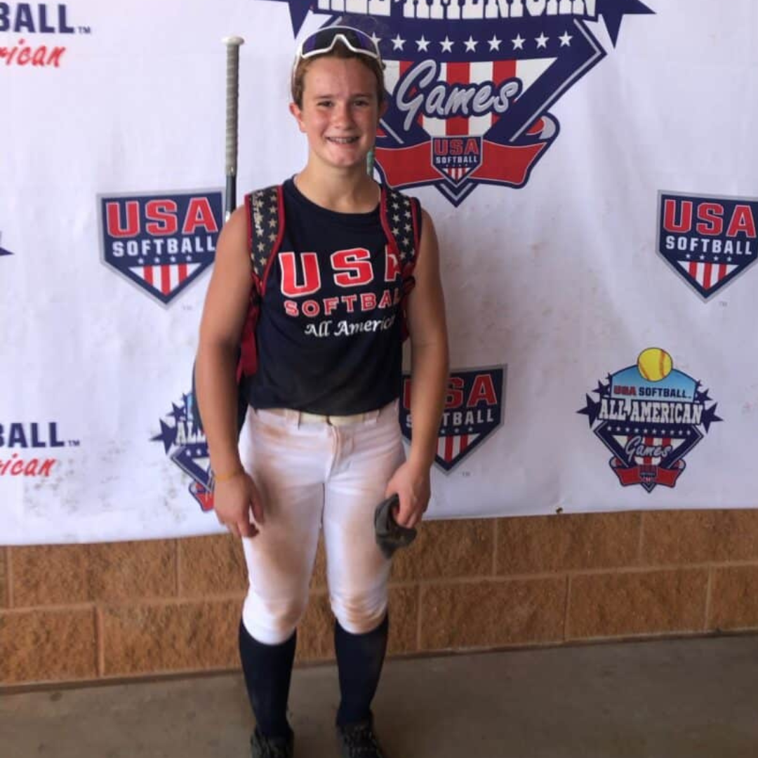 A Photo of Carleigh Mattox in Softball Gear