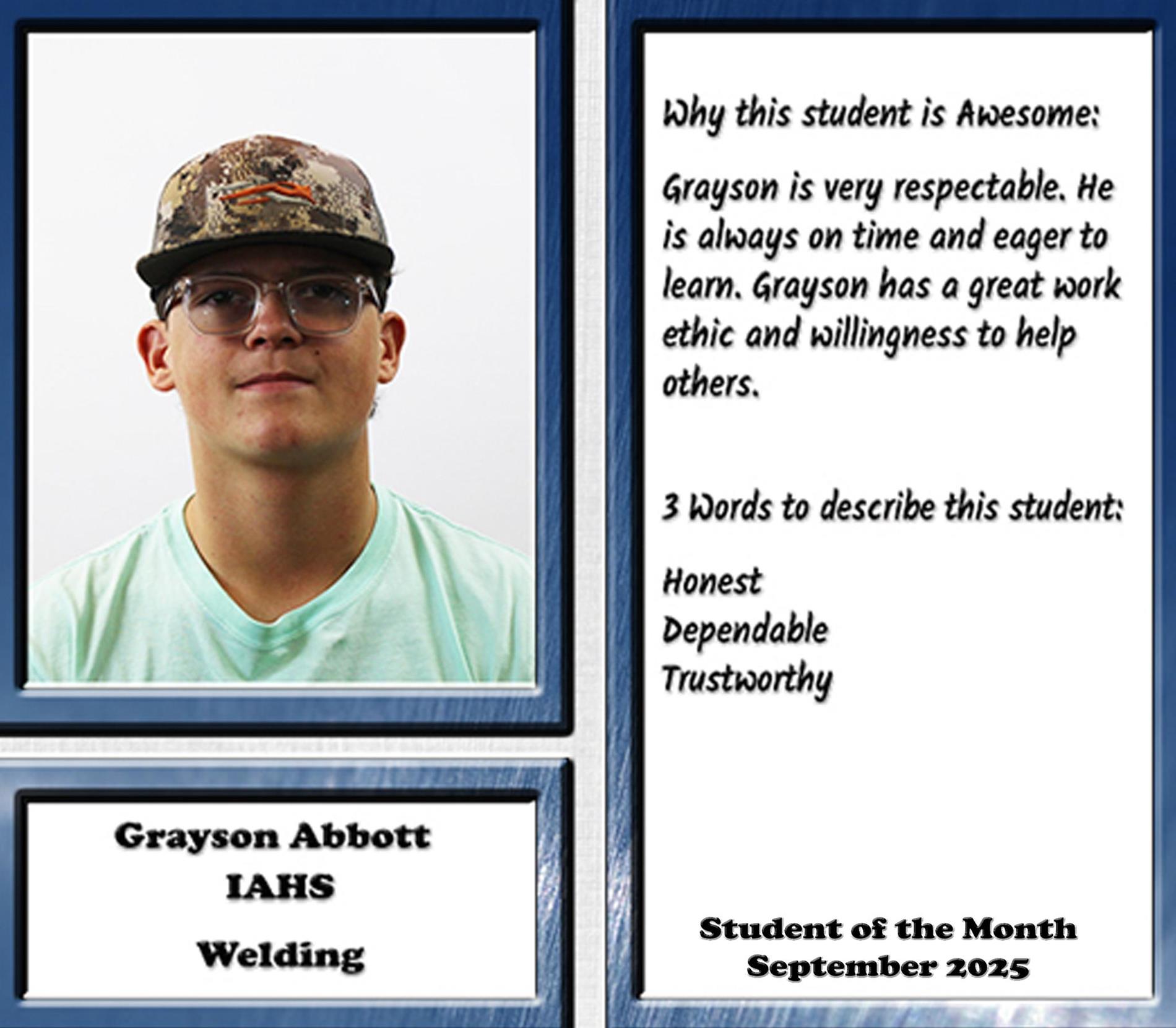 Student of the Month