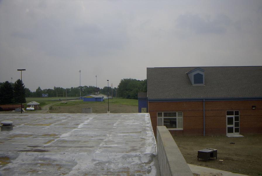 view of old football field