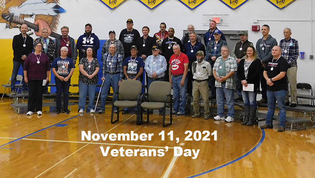 Veterans' Day November 11, 2021 attendees