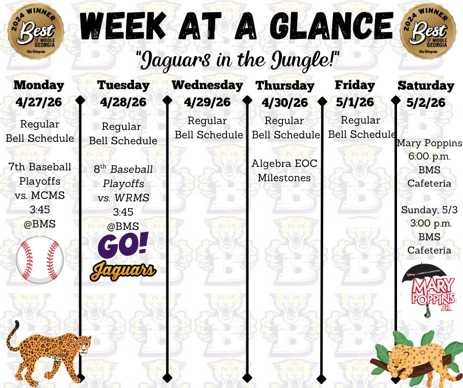 Week at a glance