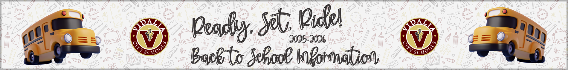 2025-2026 Back to School Information