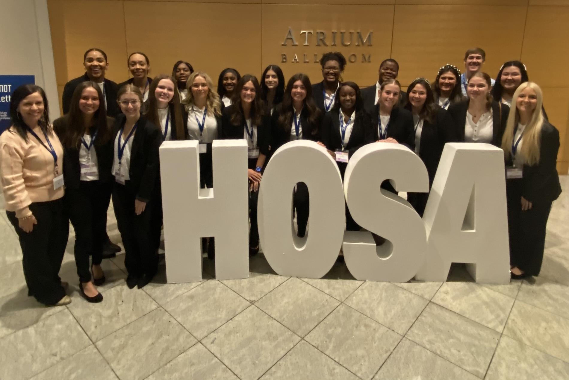 VHS HOSA Students at Ga State Leadership Conference