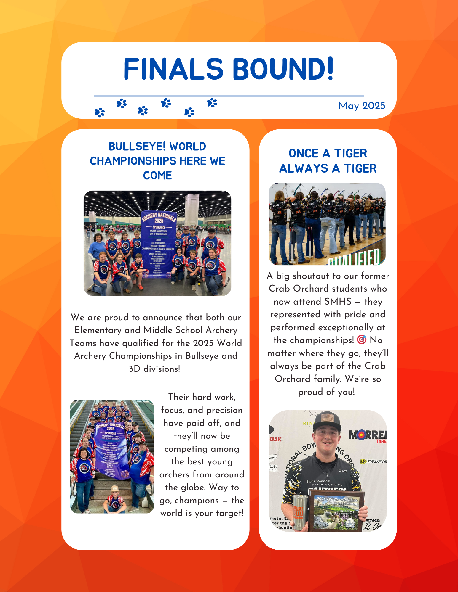 May Newsletter May Newsletter
