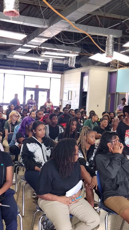 Ms. Ruby Williams held a suicide prevention awareness Program.