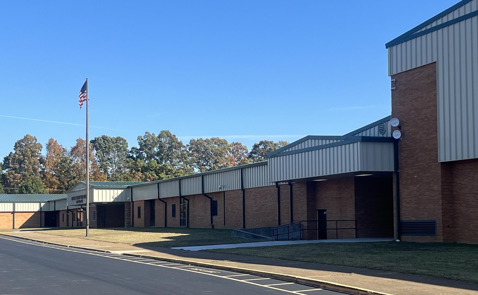 View of front of HCHS 