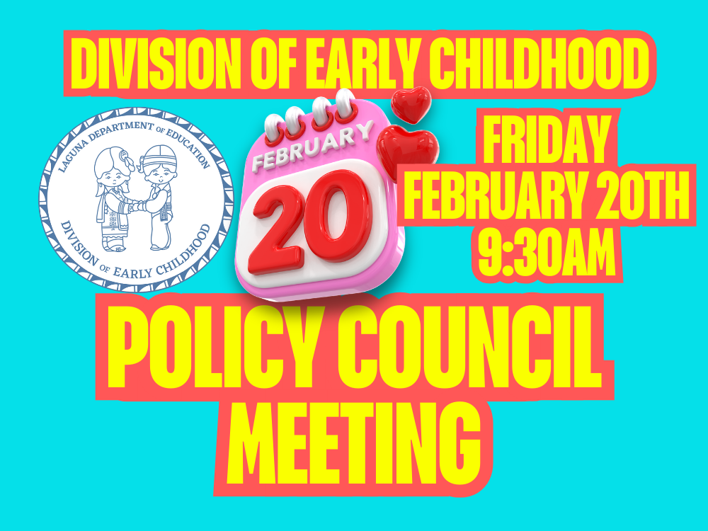 Division of Early Childhood Policy Council Meeting-February 20, 2026 at 9:30 a.m.