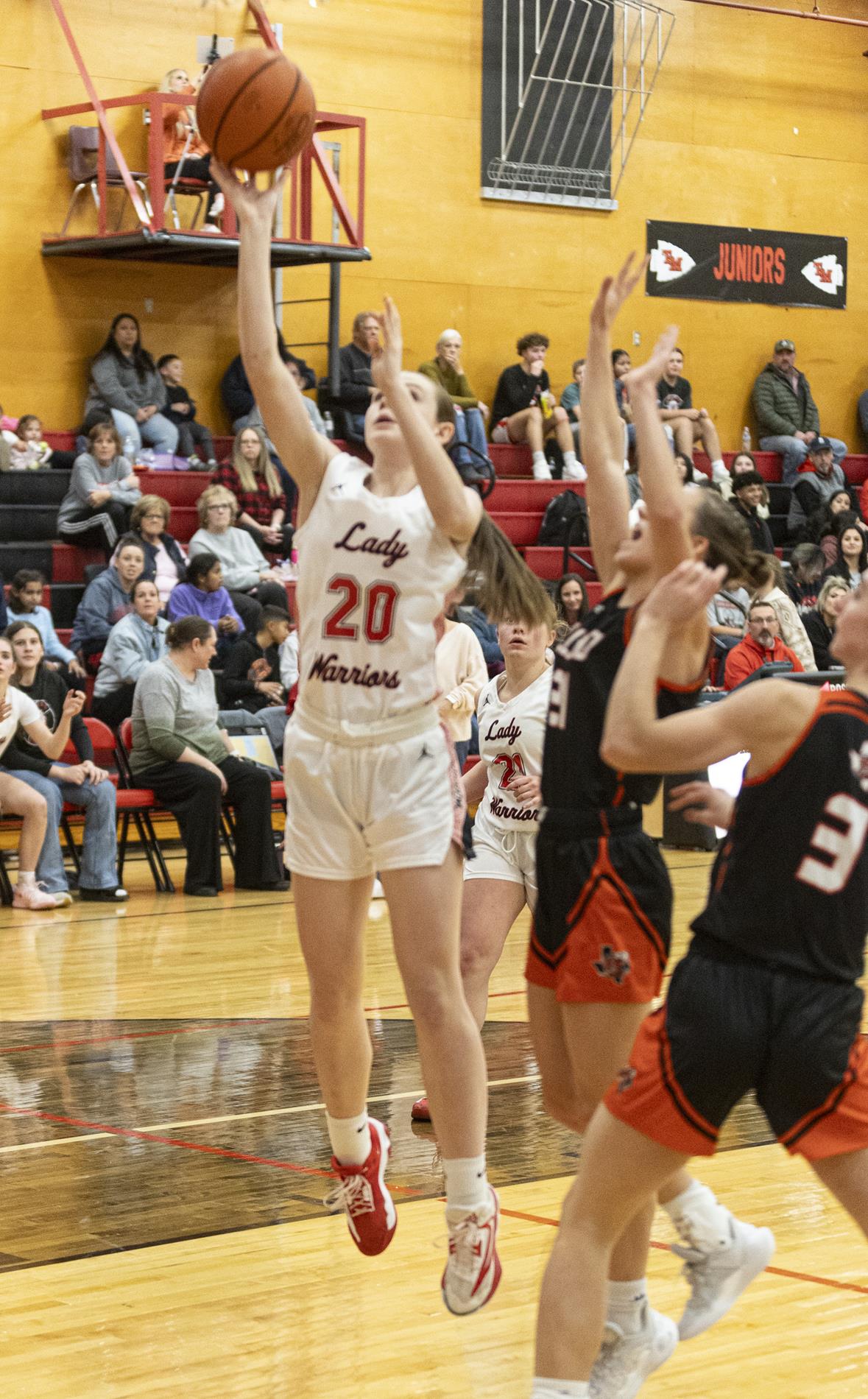 Ingram Tom Moore girls basketball vs Llano