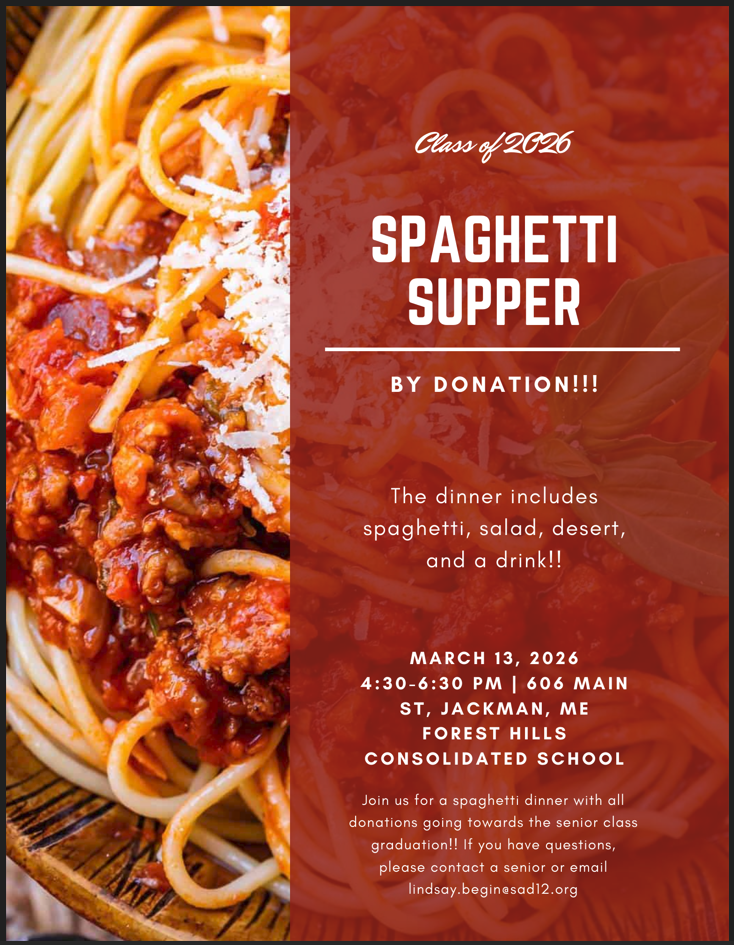 spaghetti supper flyer