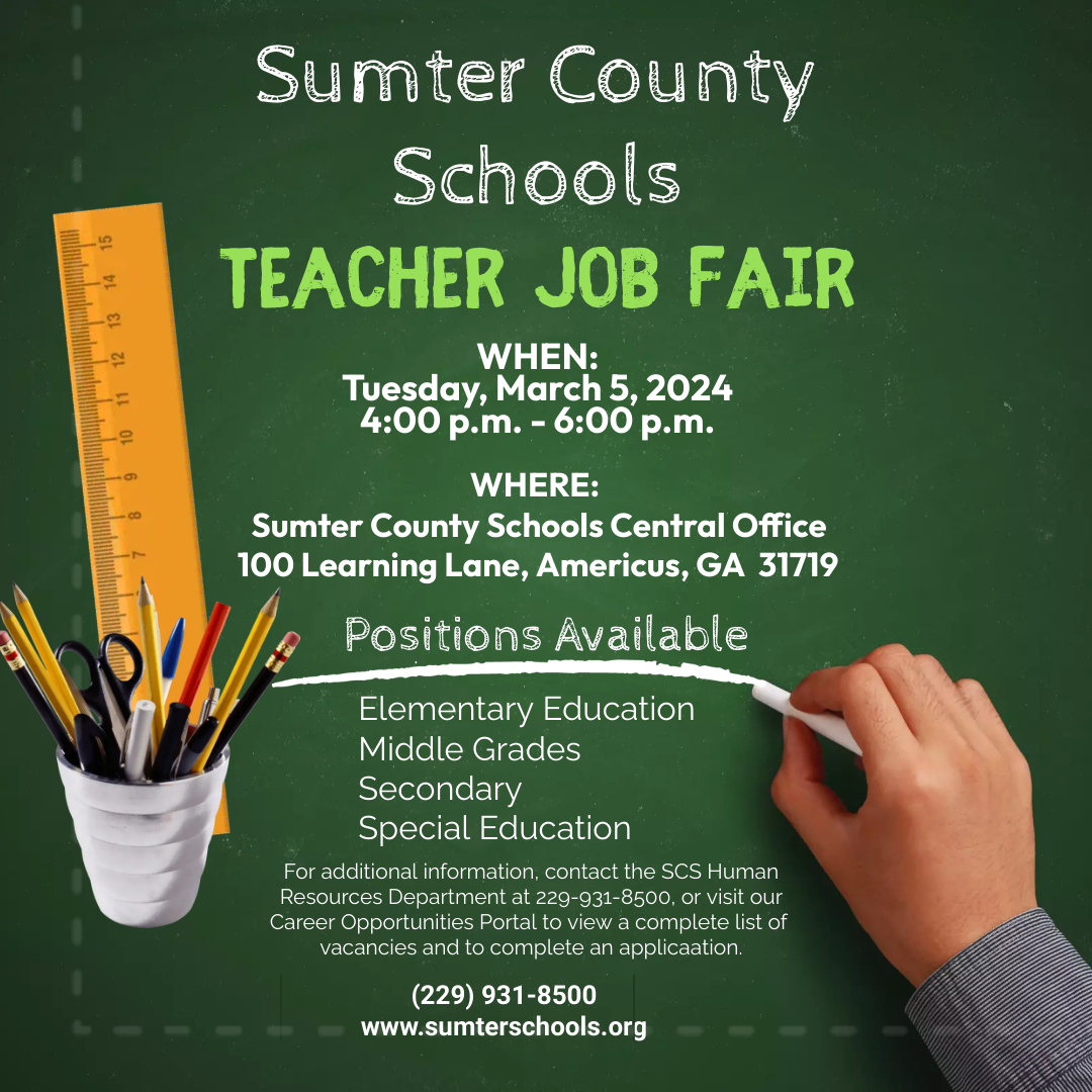 Sumter County Schools Teacher Job Fair