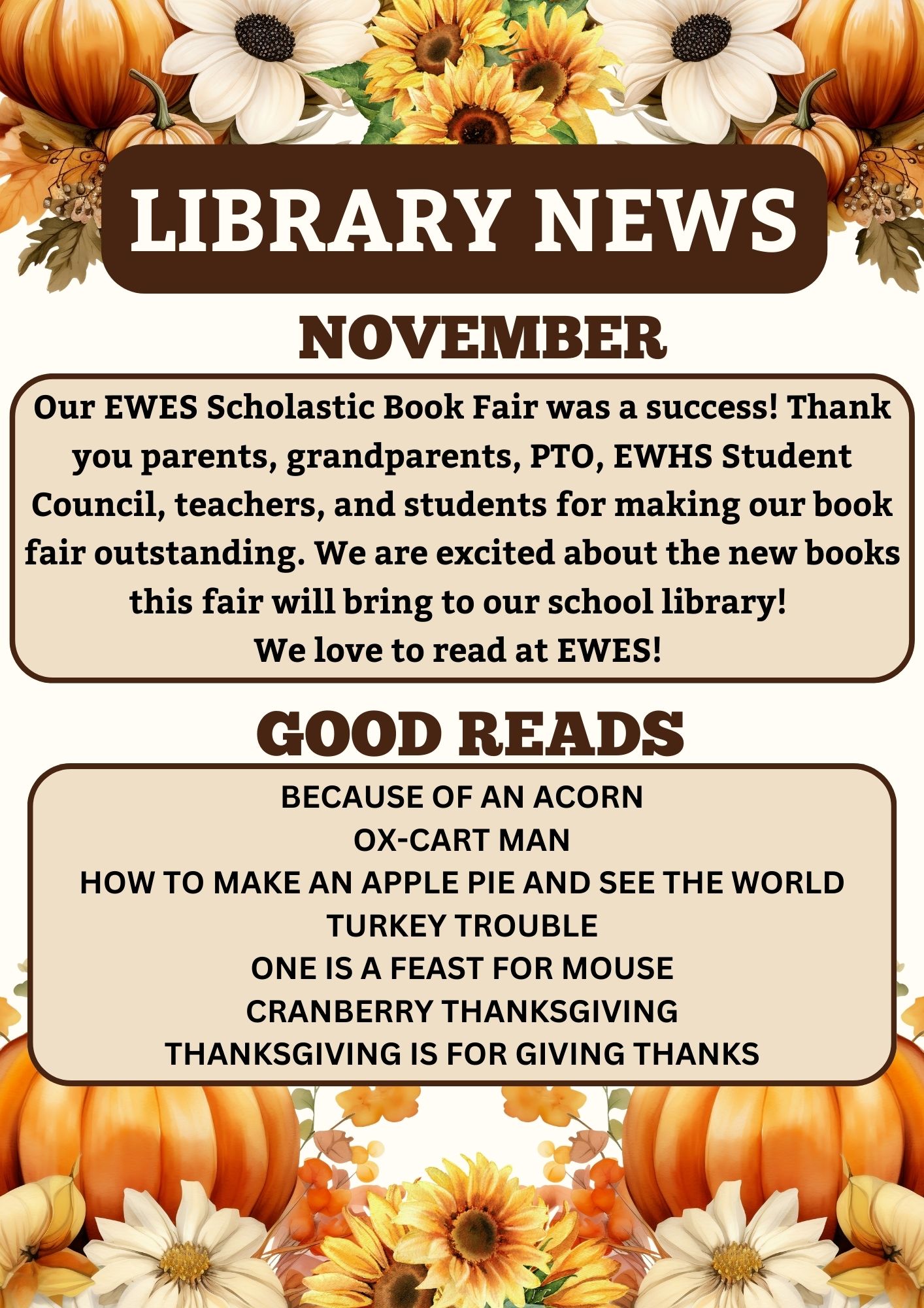 November Library Newsletter