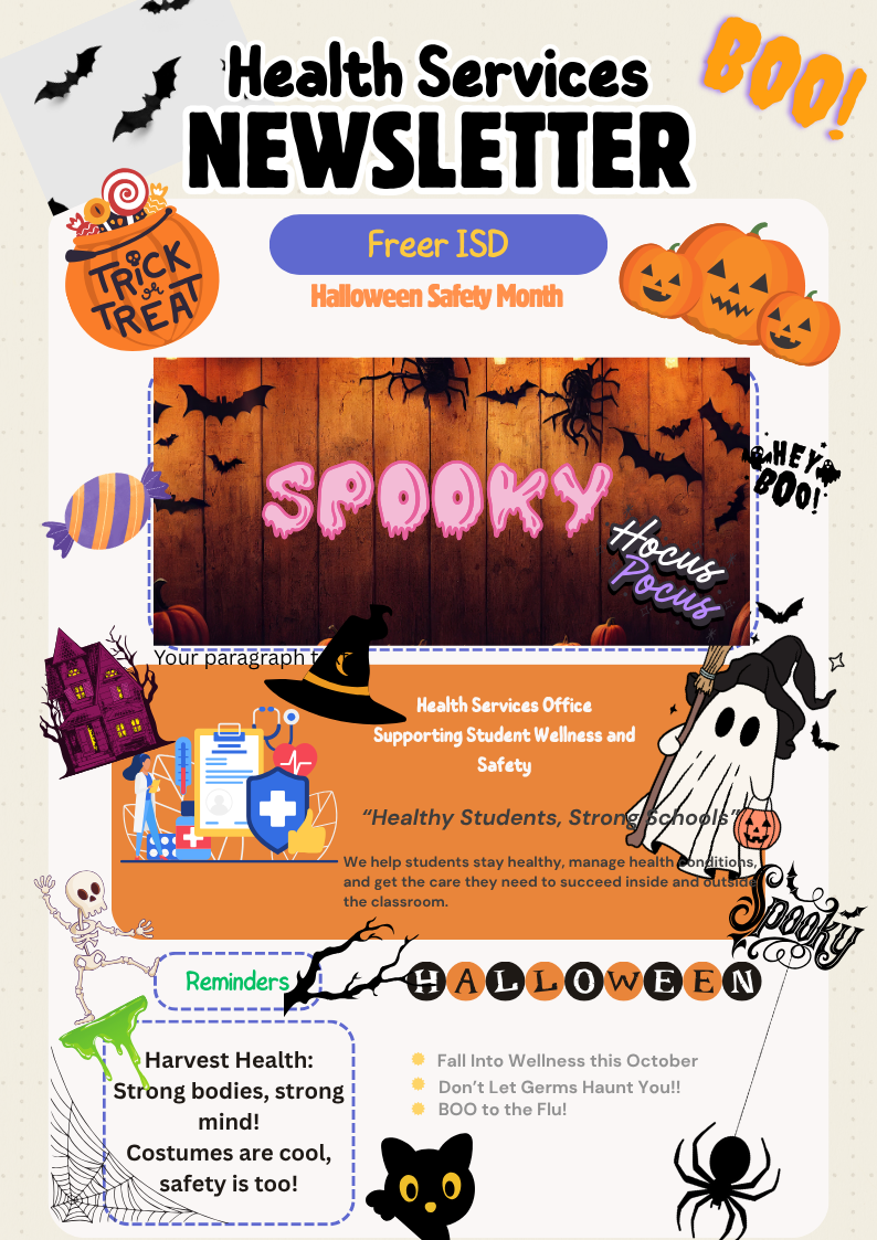 Health Services Newsletter - October Health Services Newsletter - October