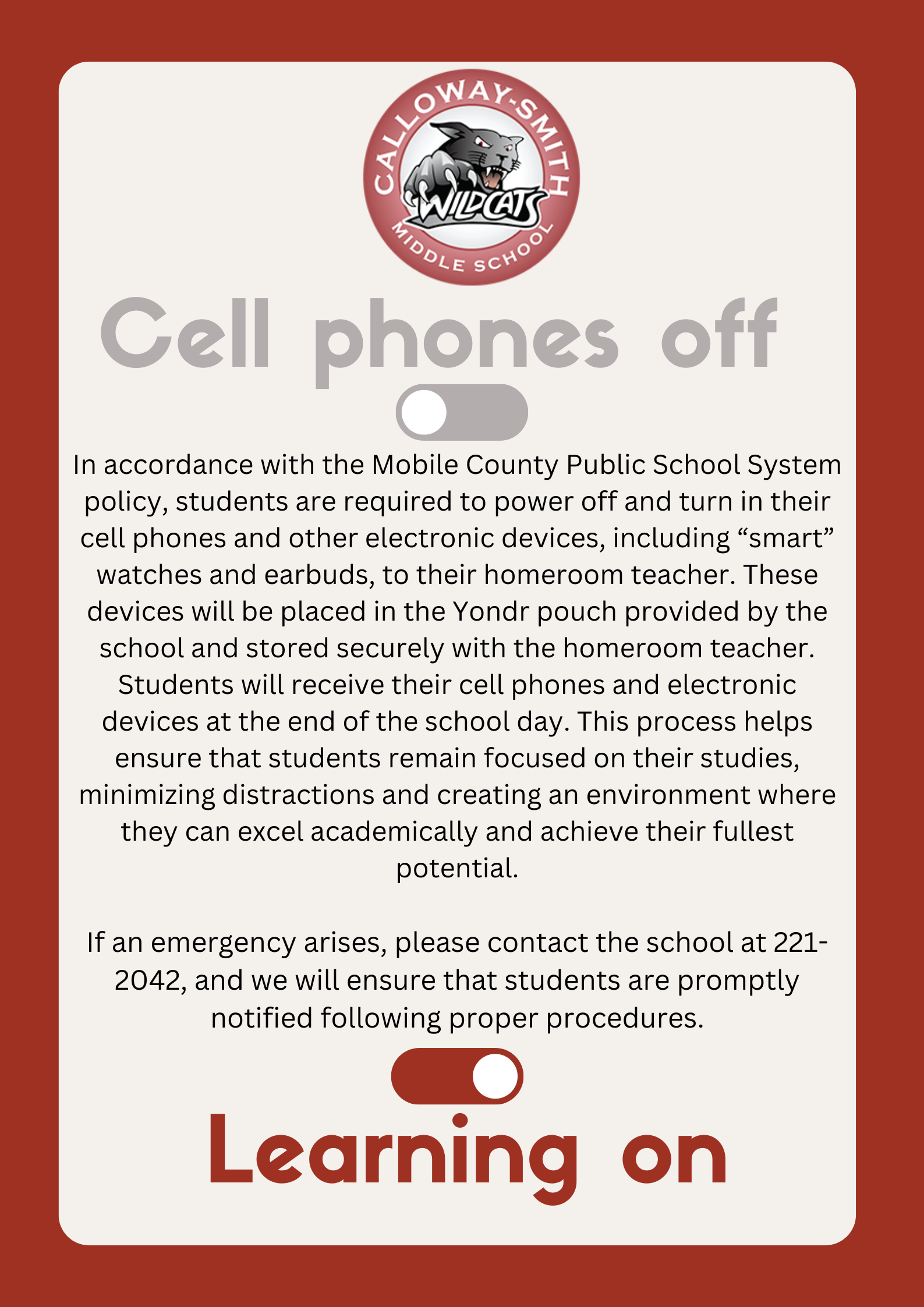 Cell Phone Policy 