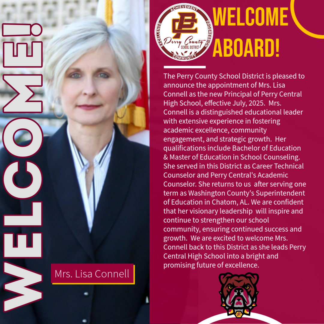 PCHS New Principal PCHS New Principal