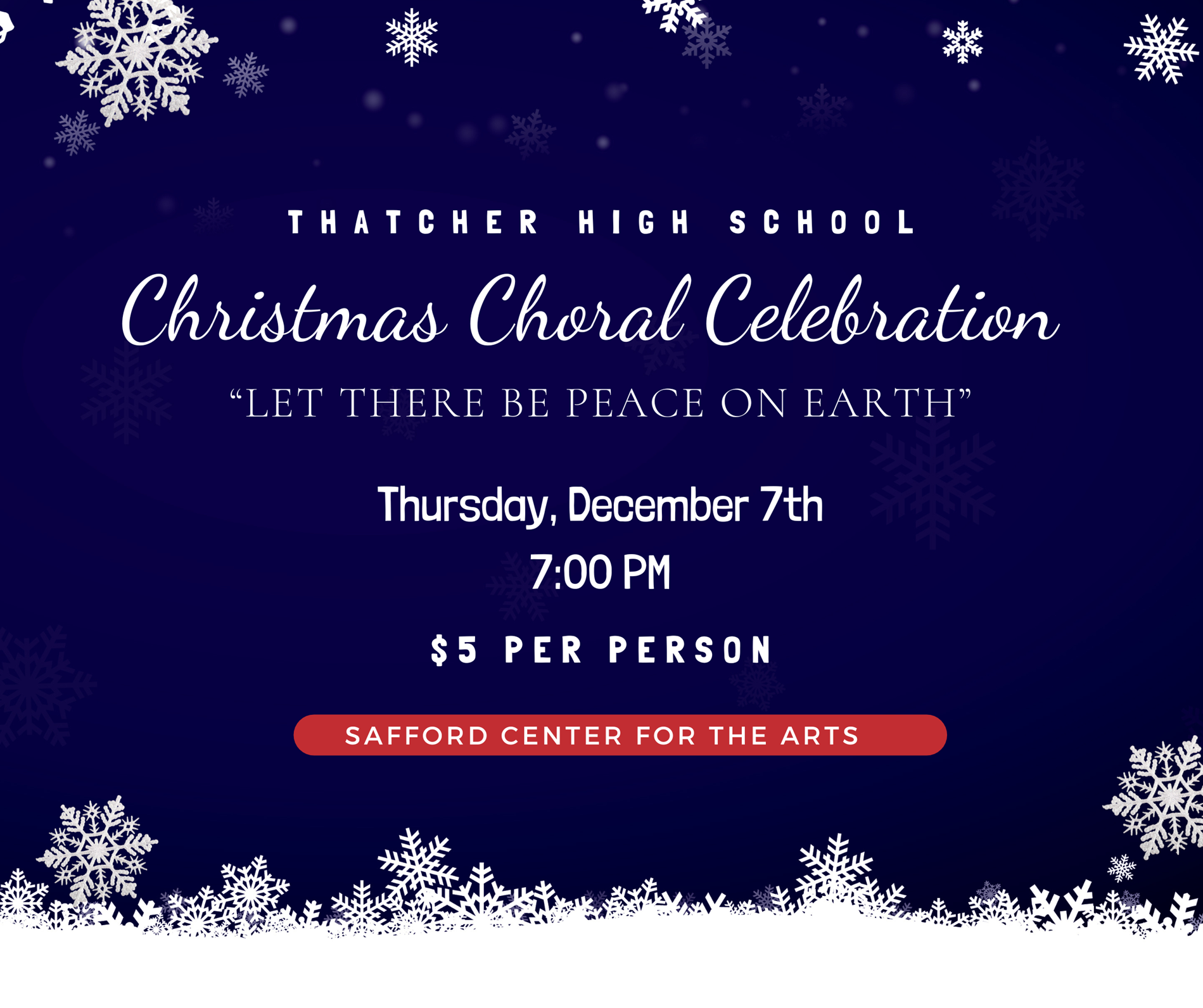 THS Choir Christmas Concert