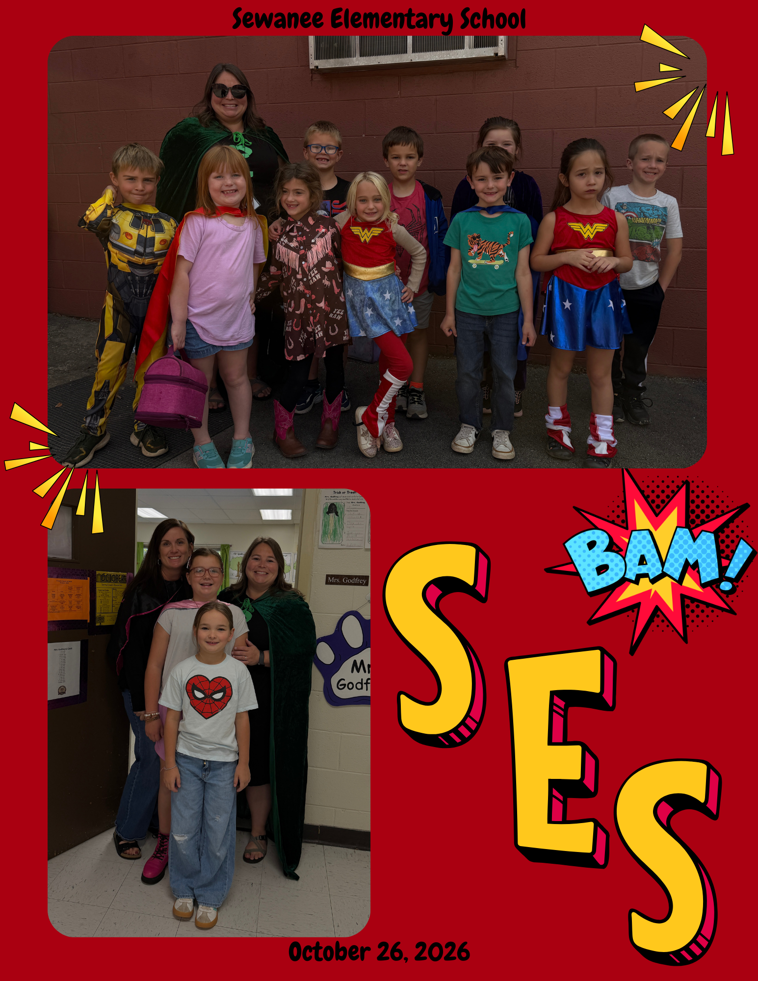Sewanee Elementary School SES October 26, 2026