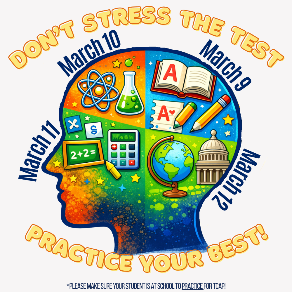 TCAP Practice March 9-12