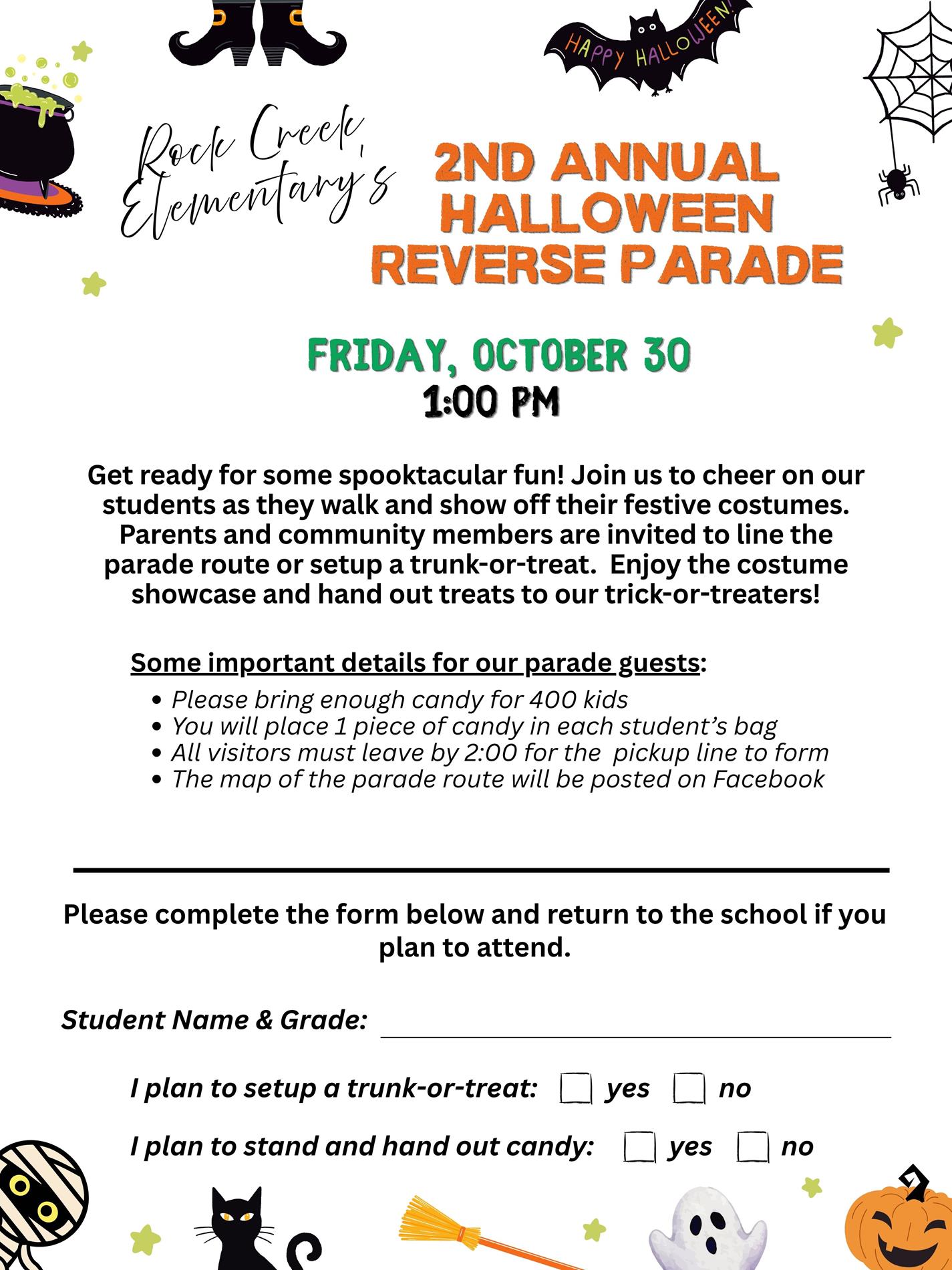 Halloween Reverse Parade