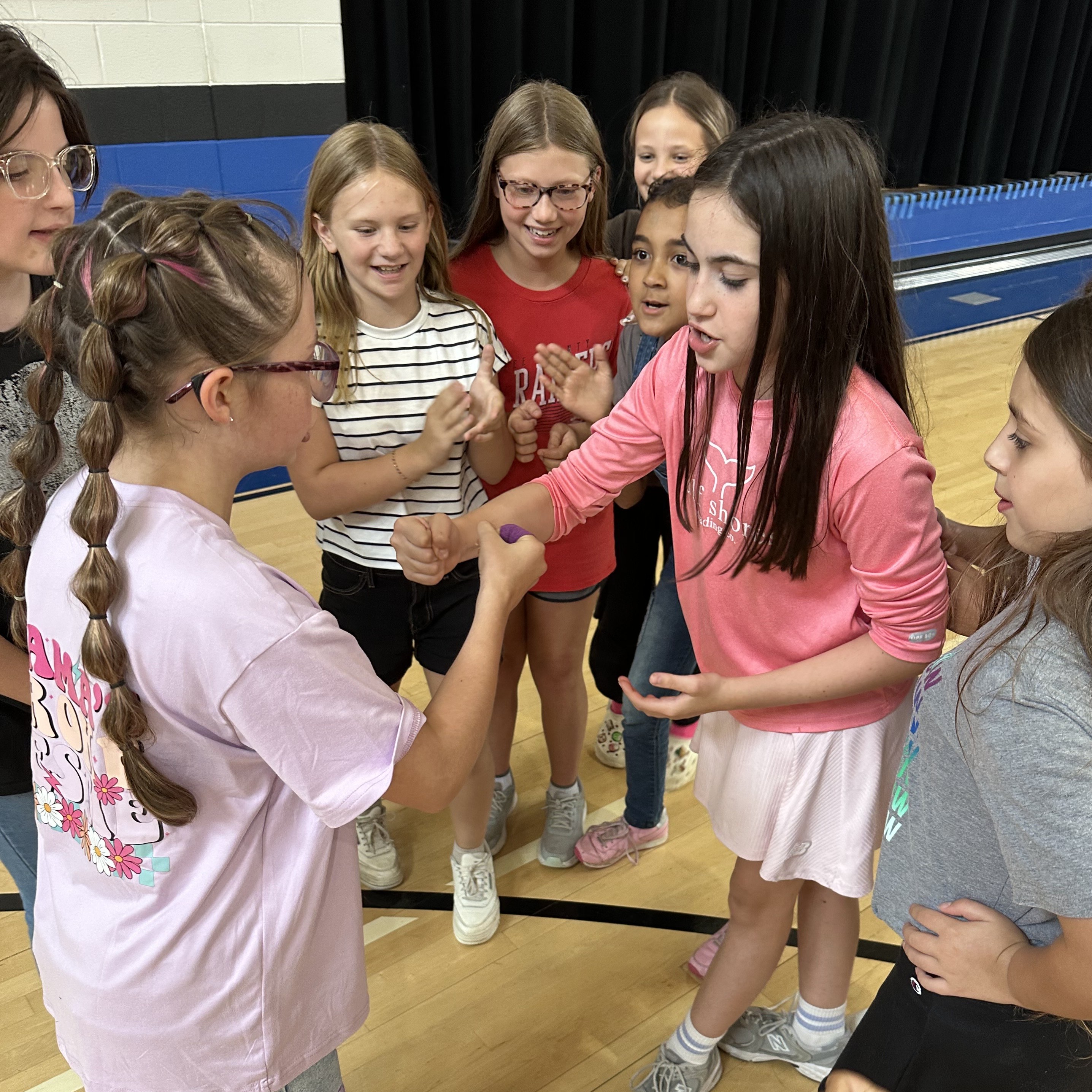 Rock Paper Scissors in gym