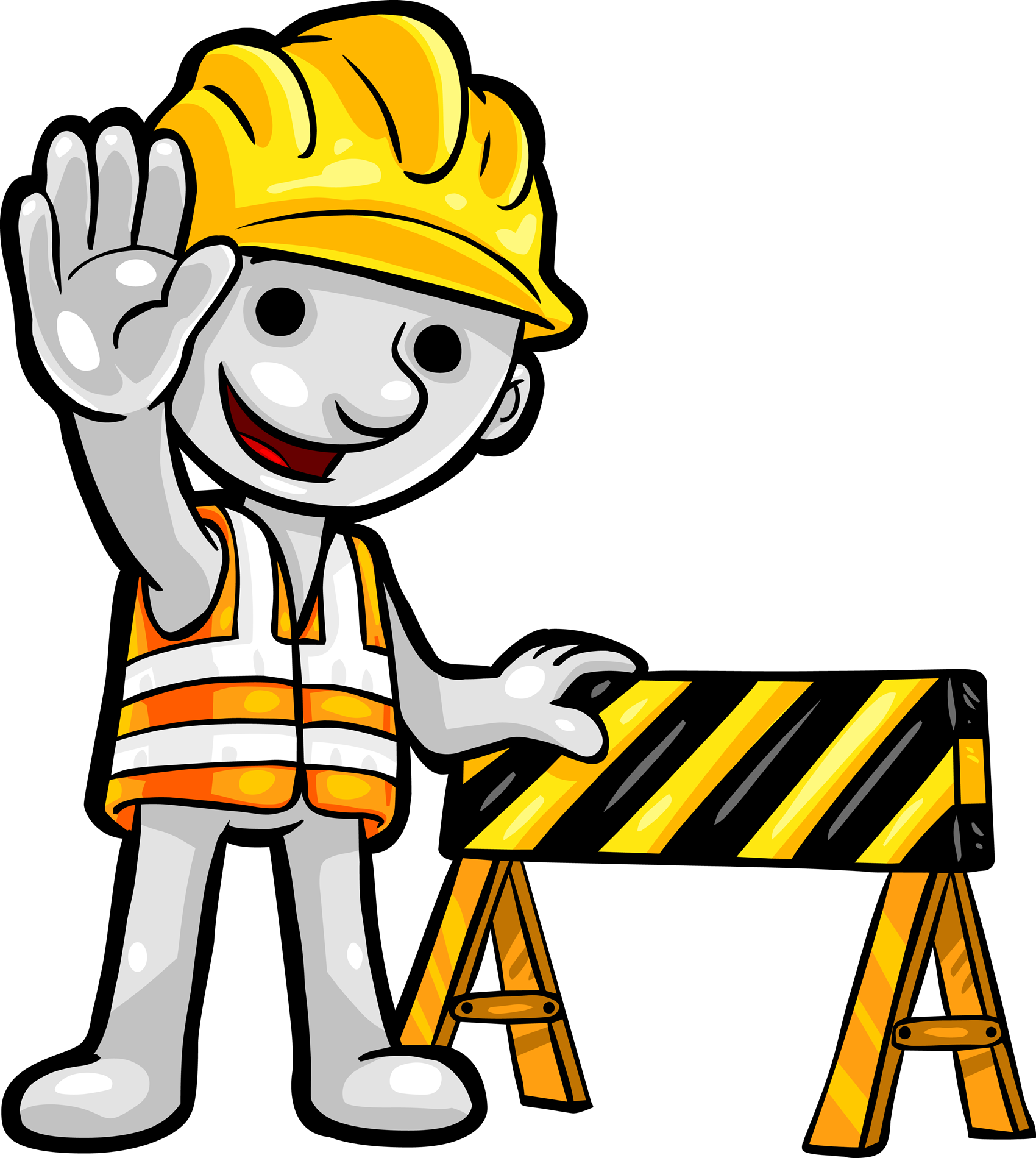 Cartoon Construction Worker Clipart 