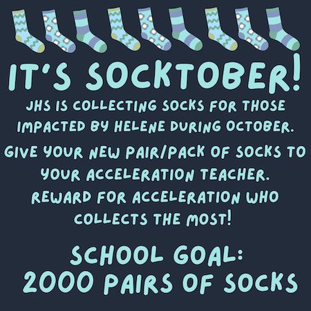 JHS Sock Drive for Helene