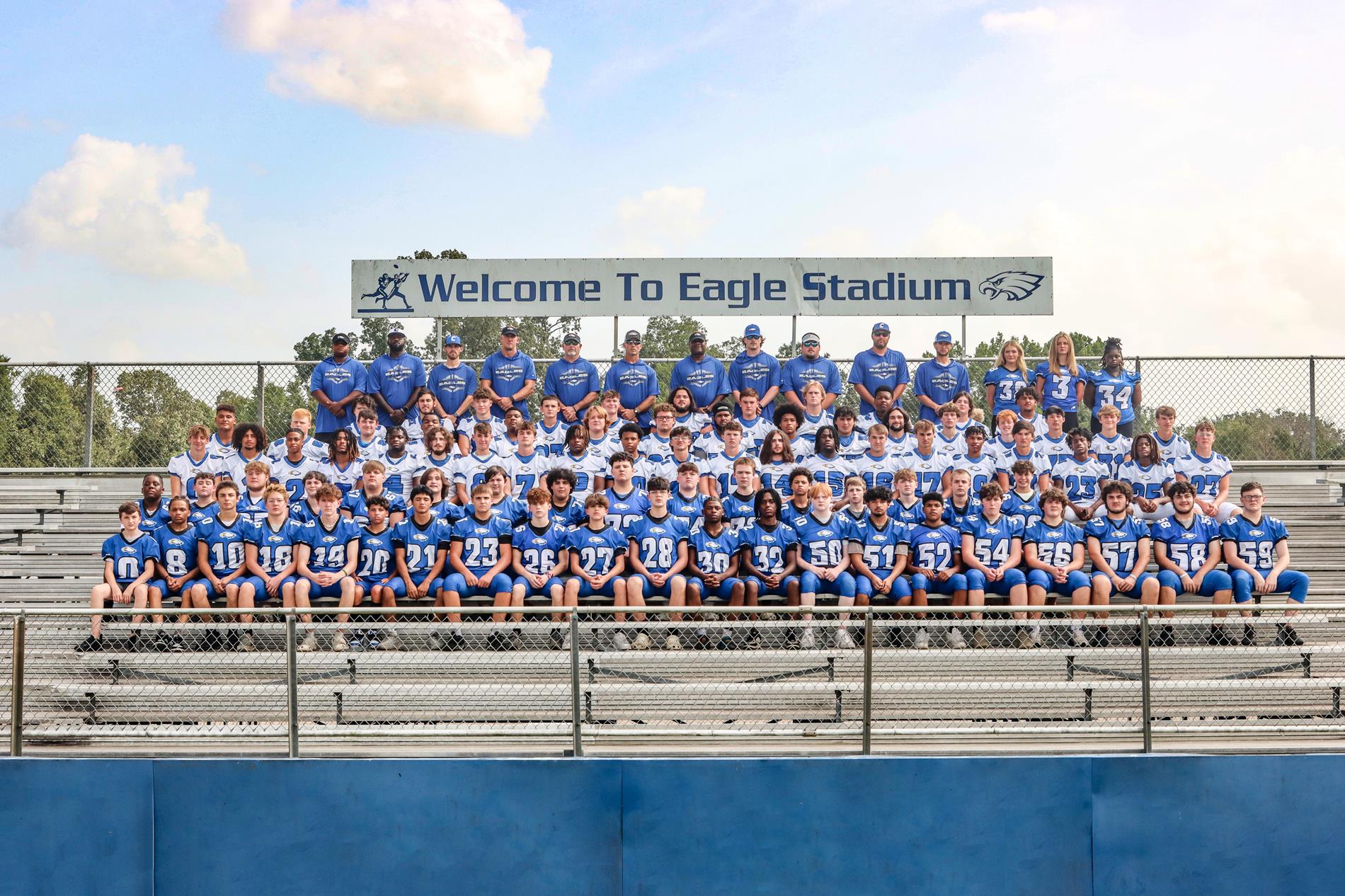 Chester County Eagles Football Team Photo