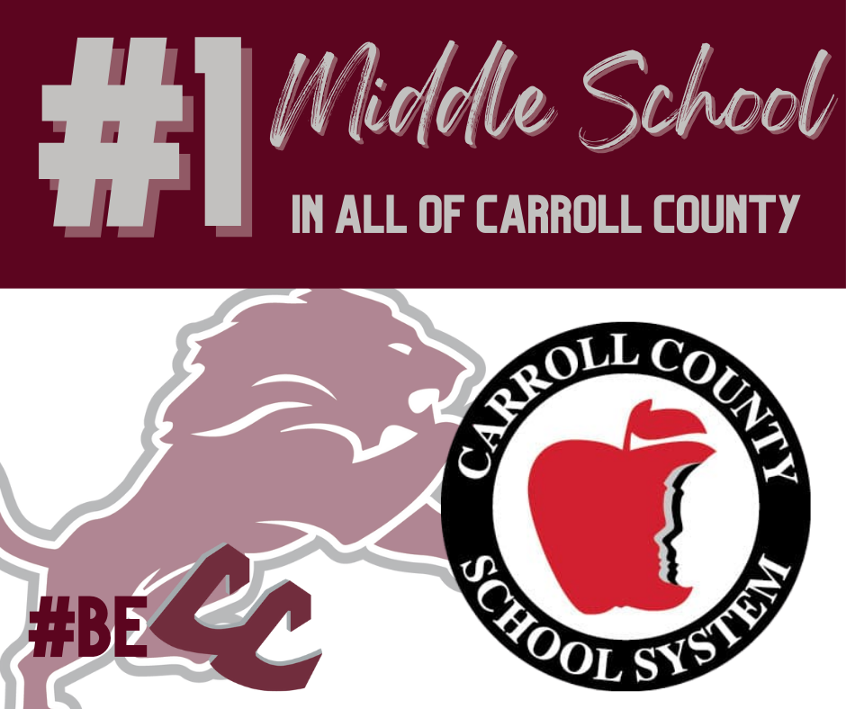 school. digger. ranked. CMS#1. middle school in carroll. county