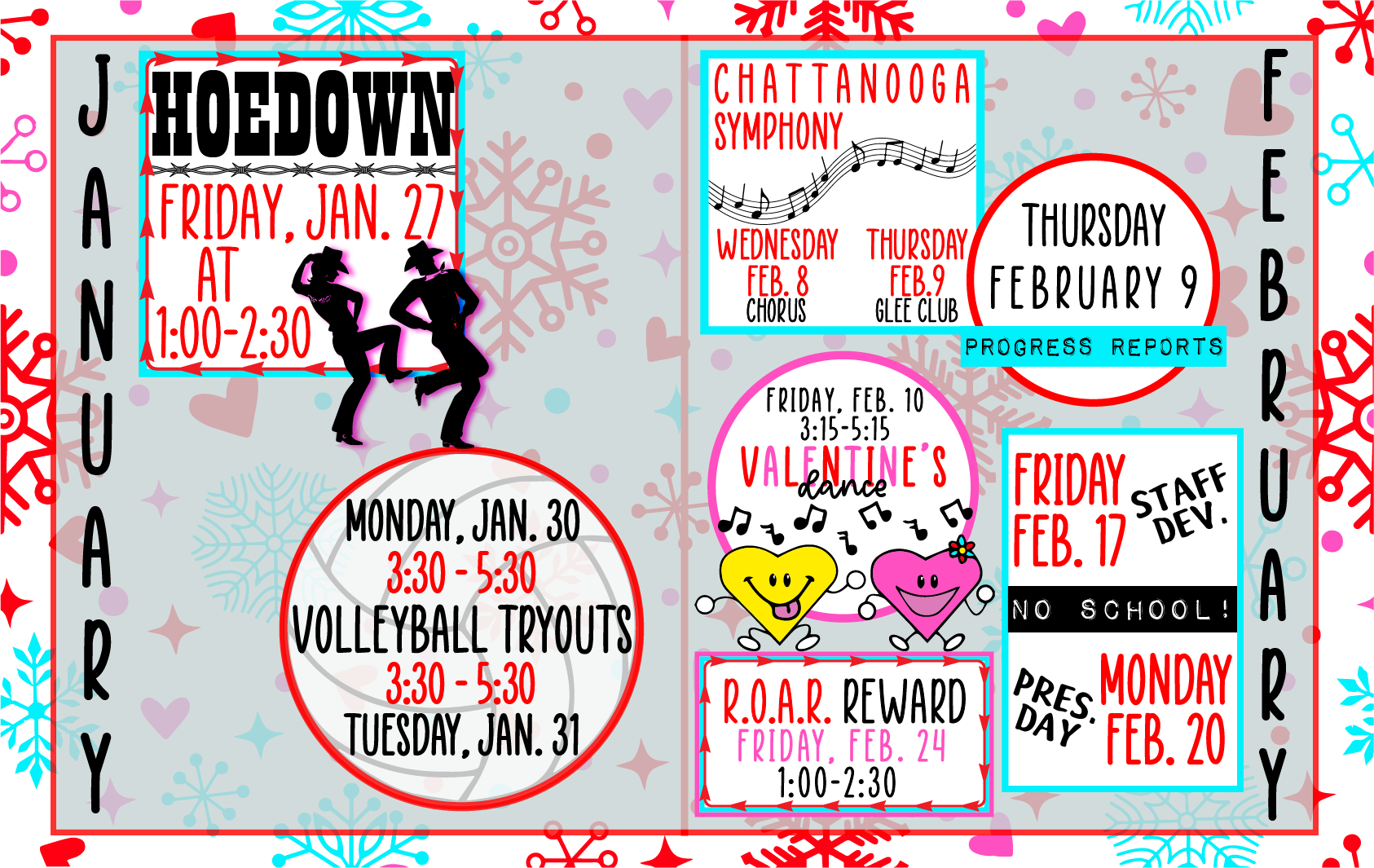 Jan. Feb. Reminders Jan. Feb. Reminders